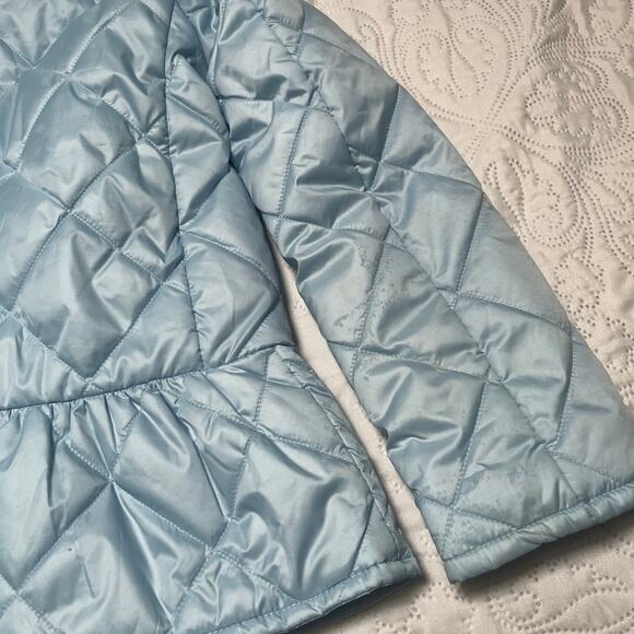 Crewcuts Quilted Peplum Puffer Jacket Size S / 6-7 - Picture 8 of 11